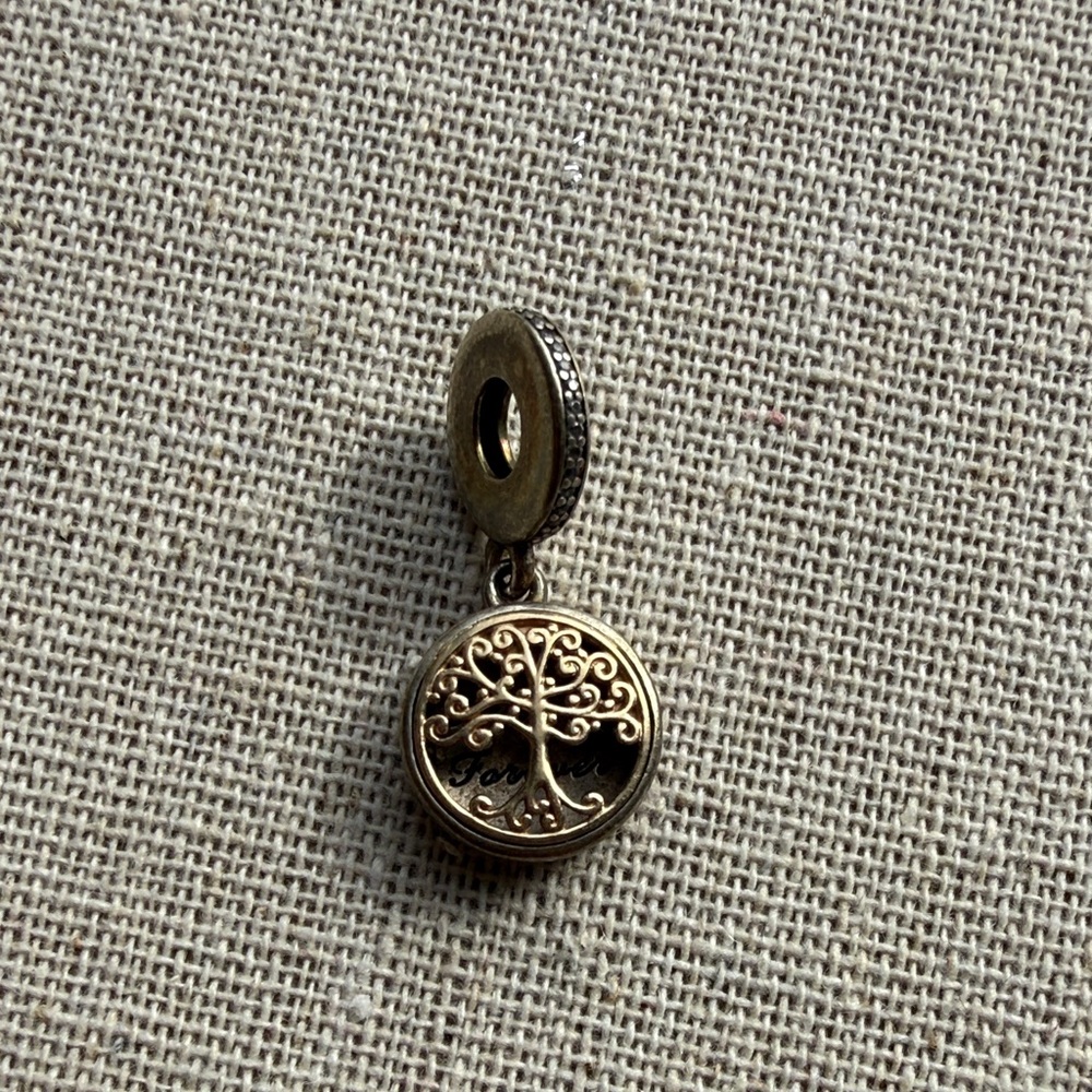 Pandora Gold Tree of Life Dangle Charm